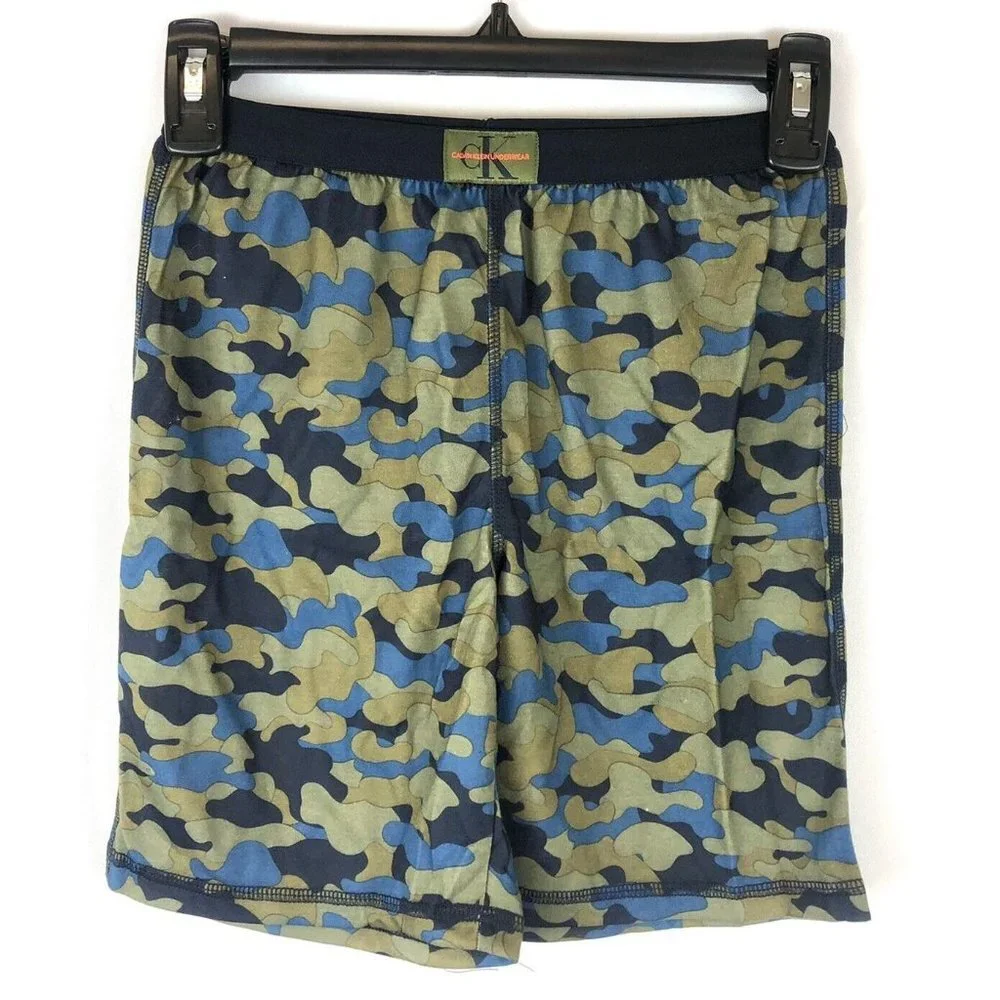 Calvin Klein Youth Boy’s Lounge Pajama Shorts, 2 Pairs, Size M